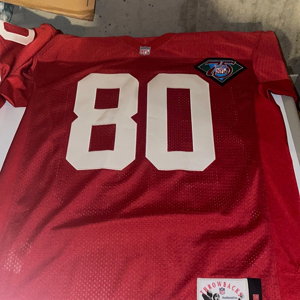 Authentic Jerry Rice San Francisco 49ers Jersey NFL 75th anniversary
